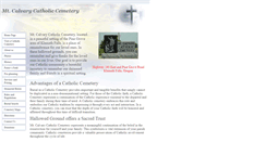 Desktop Screenshot of mtcalvarycemeterykf.org